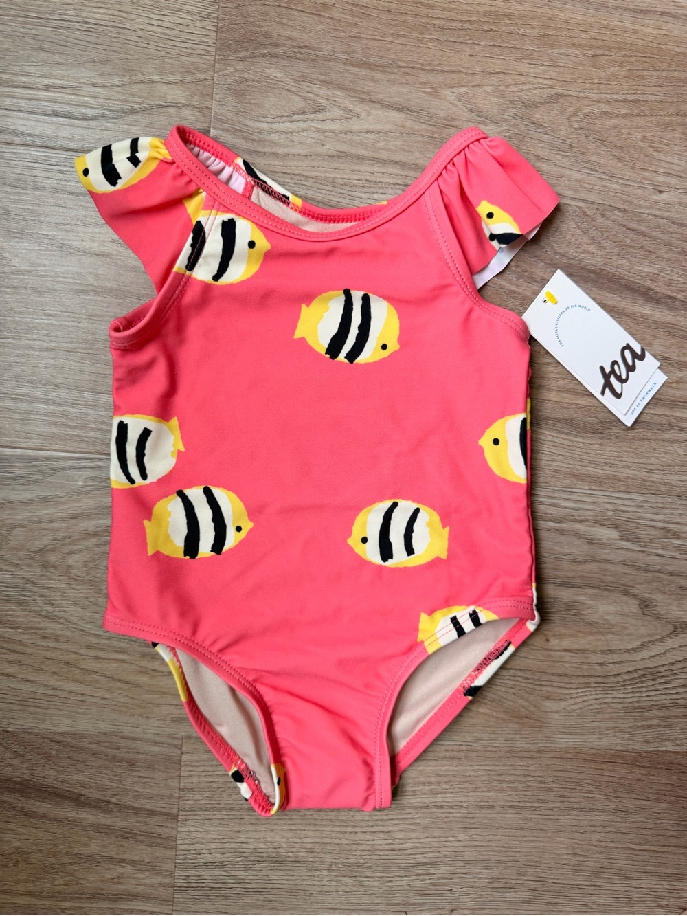 Tea Collection Baby Girl Flutter Angelfish One-Piece Swimsuit